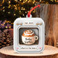 Family - Bun In The Oven With Cutesy Cup - Personalized Acrylic Ornament