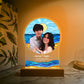 Couple - Life Is Beautiful With You - Personalized Custom Photo LED Night Light