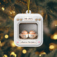 Family - Bun In The Oven With Cutesy Cup - Personalized Acrylic Ornament