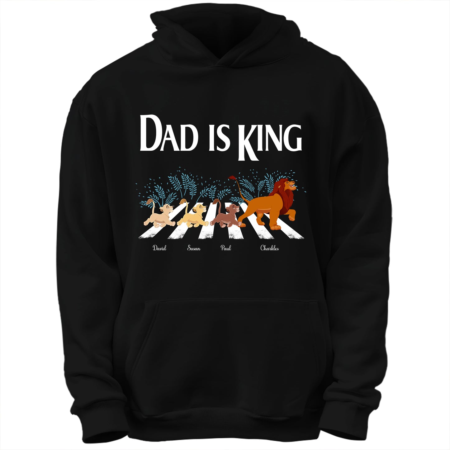 Father - Dad Is King - Personalized Shirt