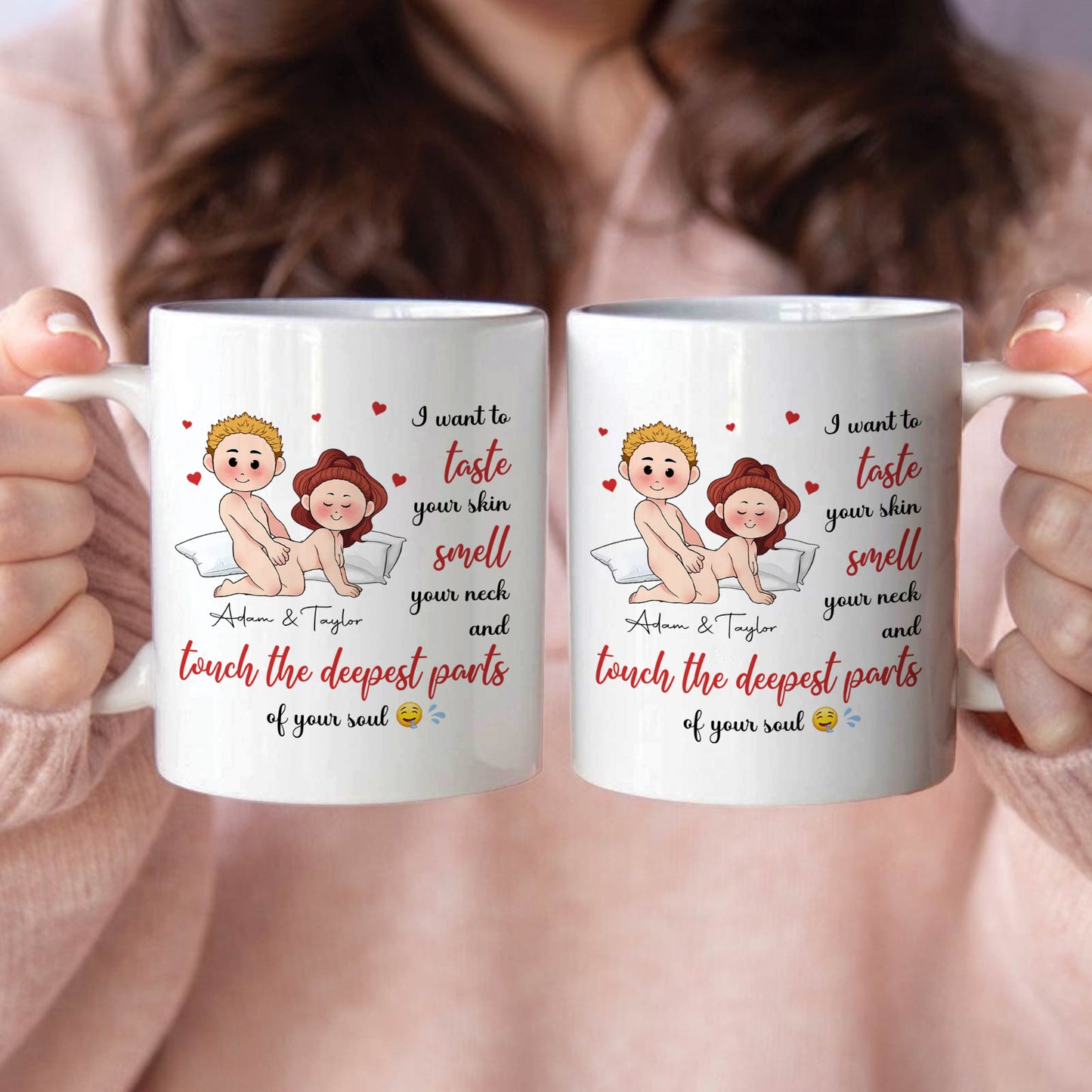 Couple - Touch The Deepest Parts - Personalized Mug