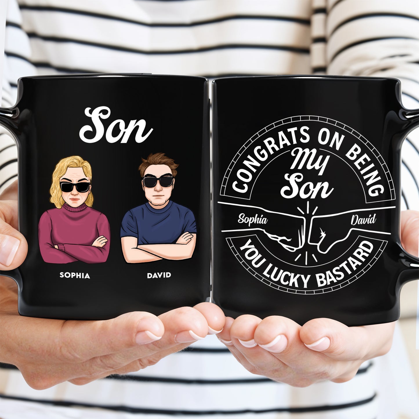 Friends - Congrats On Being My Brother You Lucky Man - Personalized Mug