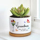 Family - If Mother Were Flower, I'd Pick You - Personalized Plant Pot