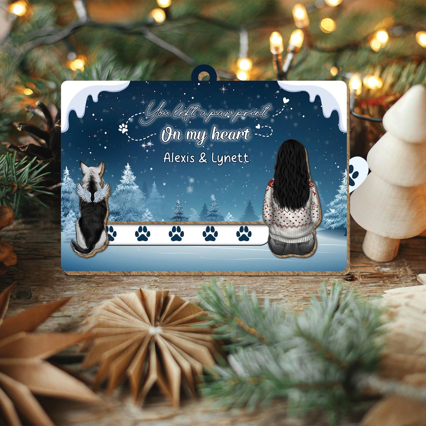 Pet Lover - Once By My Side, Forever In My Heart - Personalized Pet & You Slider Card