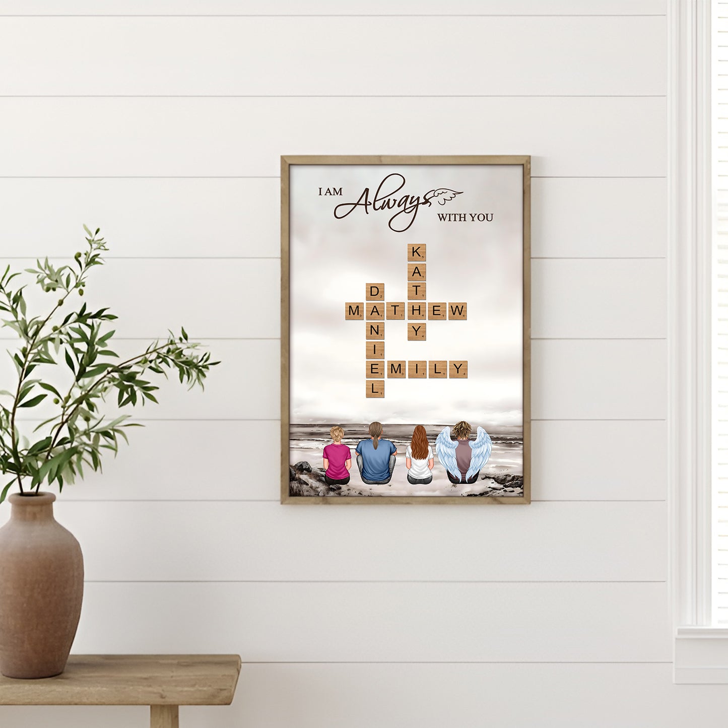 Family - I Am Always With You - Personalized Poster