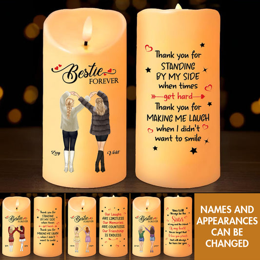 Bestie - Bestie Forever - Personalized LED Candle