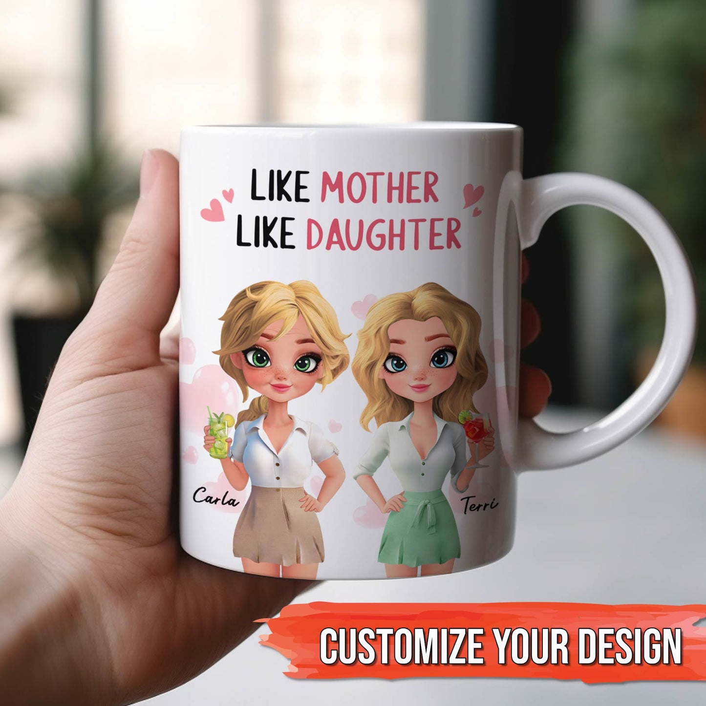 Mother - Like Mother Like Daughter - Personalized Mug