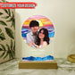 Couple - Life Is Beautiful With You - Personalized Custom Photo LED Night Light