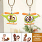 Couple - Love Journey Of Ours - Personalized Helicopter Shaking Keychain