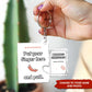 Couple - Put Your Finger Here And Pull - Personalized Photo Acrylic Slider Card Keychain