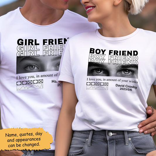 Couple - Valentine - Personalized T-shirt