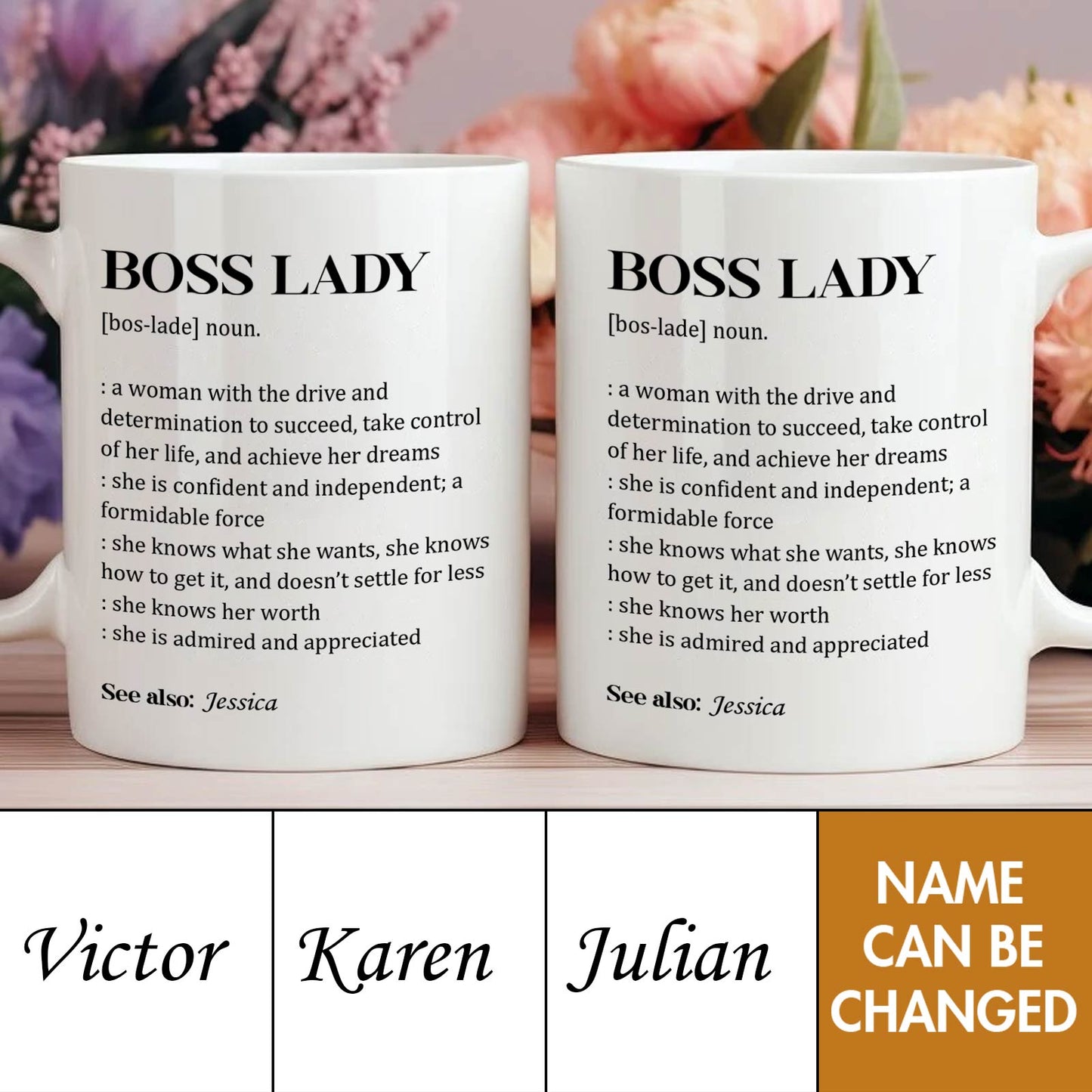 Boss Lady - Personalized Mug