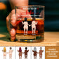 Couple - It's You And Me Babe - Personalized Whiskey Glass