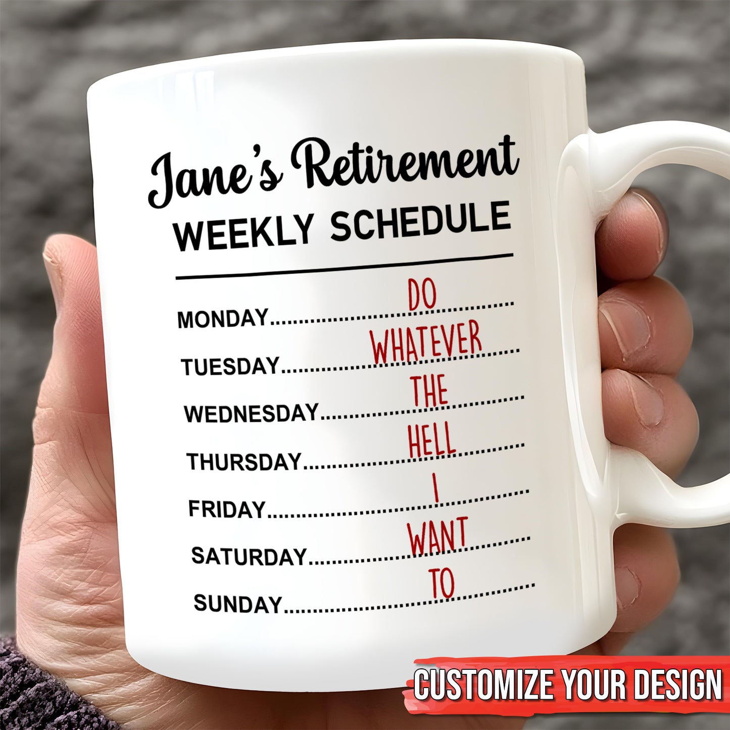 Funny Retirement - Personalized Mug