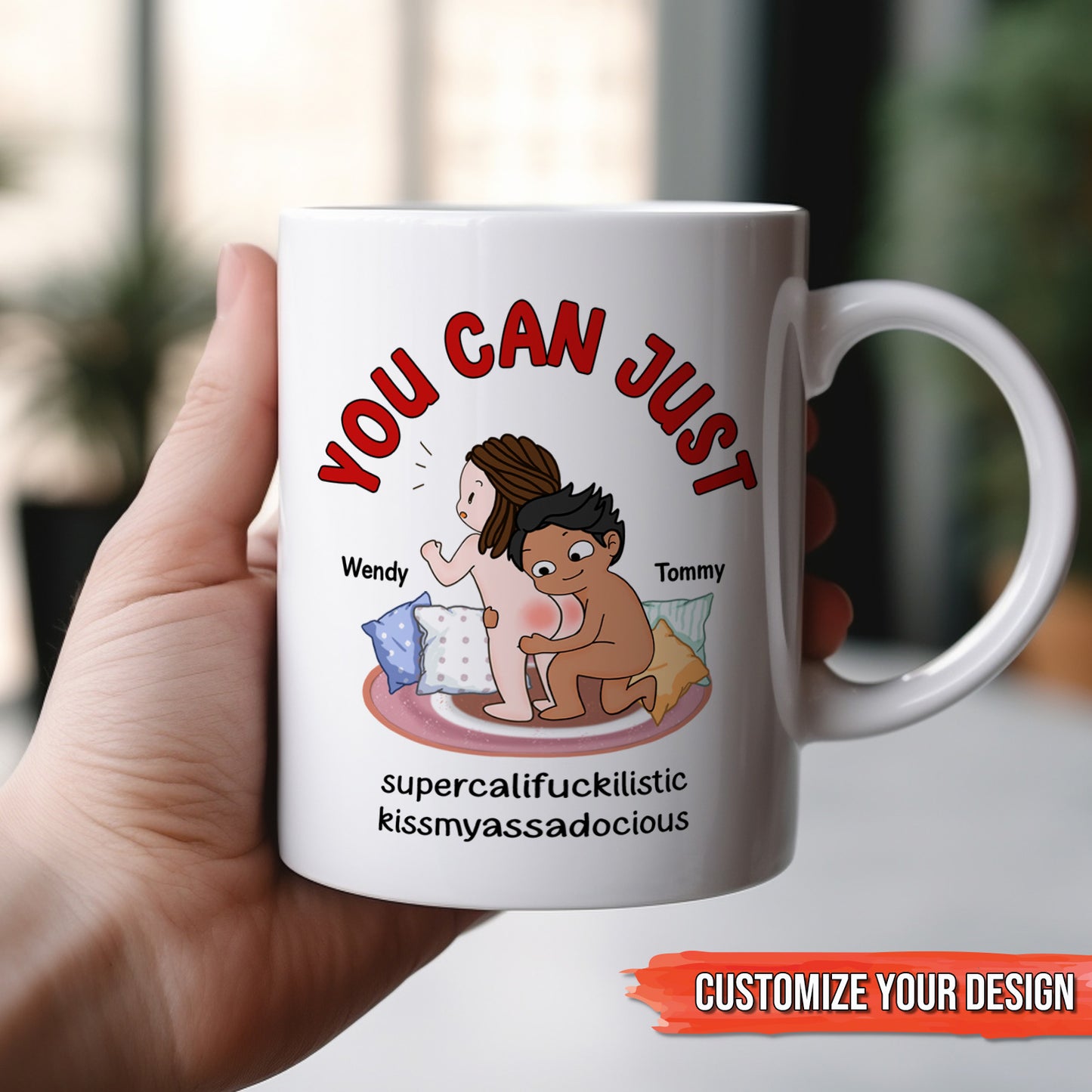 Couple - Kissmyass - Personalized Mug