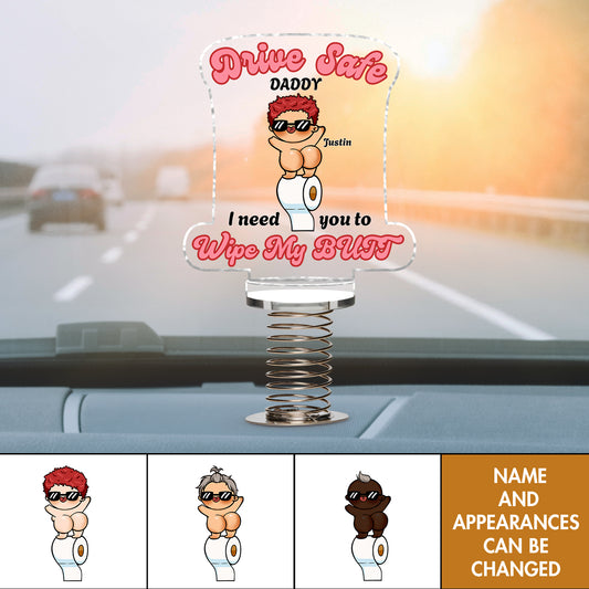 Father - Drive Safe Daddy - Personalized Shaker Acrylic Standee