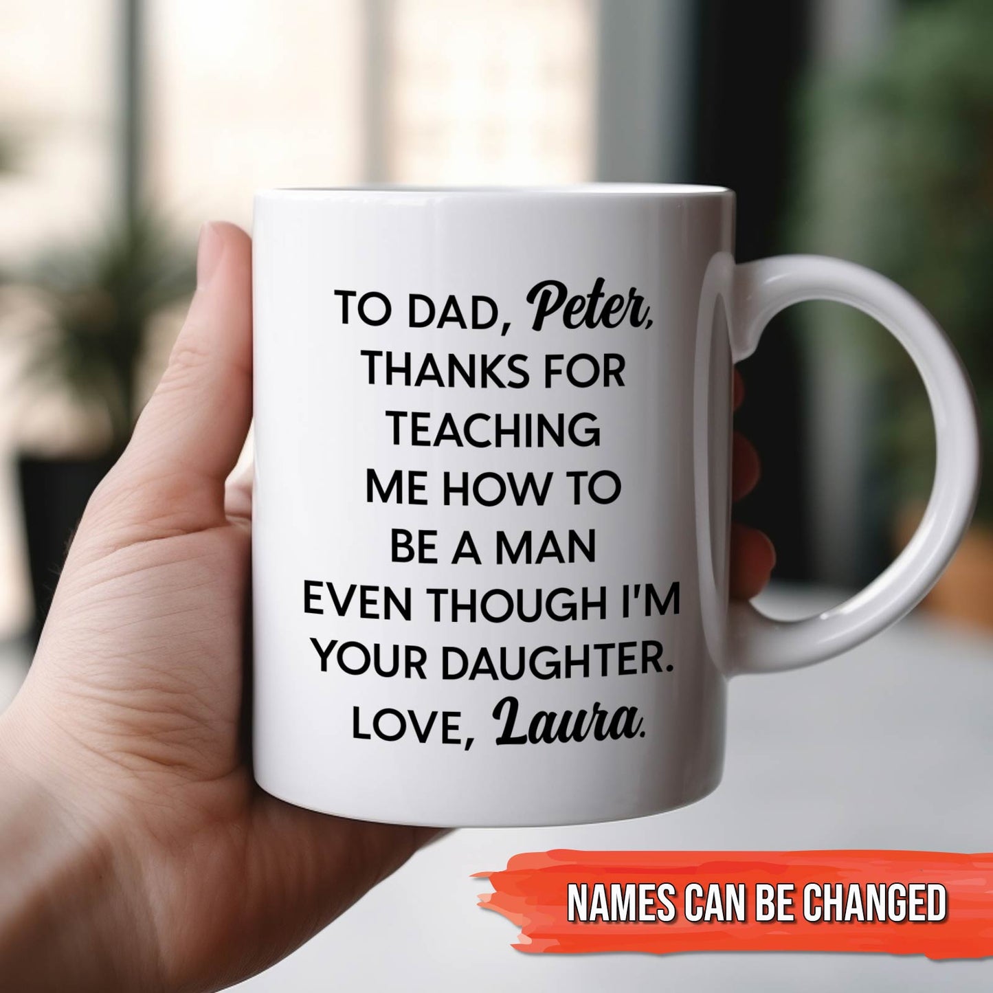 Family - Gift For Dad - Personalized Mug