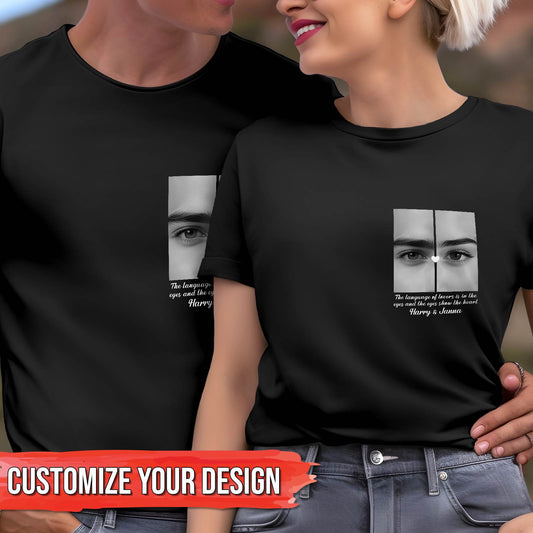 Couple - I Love You, In Amount Of Your Winks - Personalized T-shirt, Sweater & Hoodie