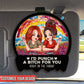 Besties - Right In The Throat - Personalized Car Visor Clip