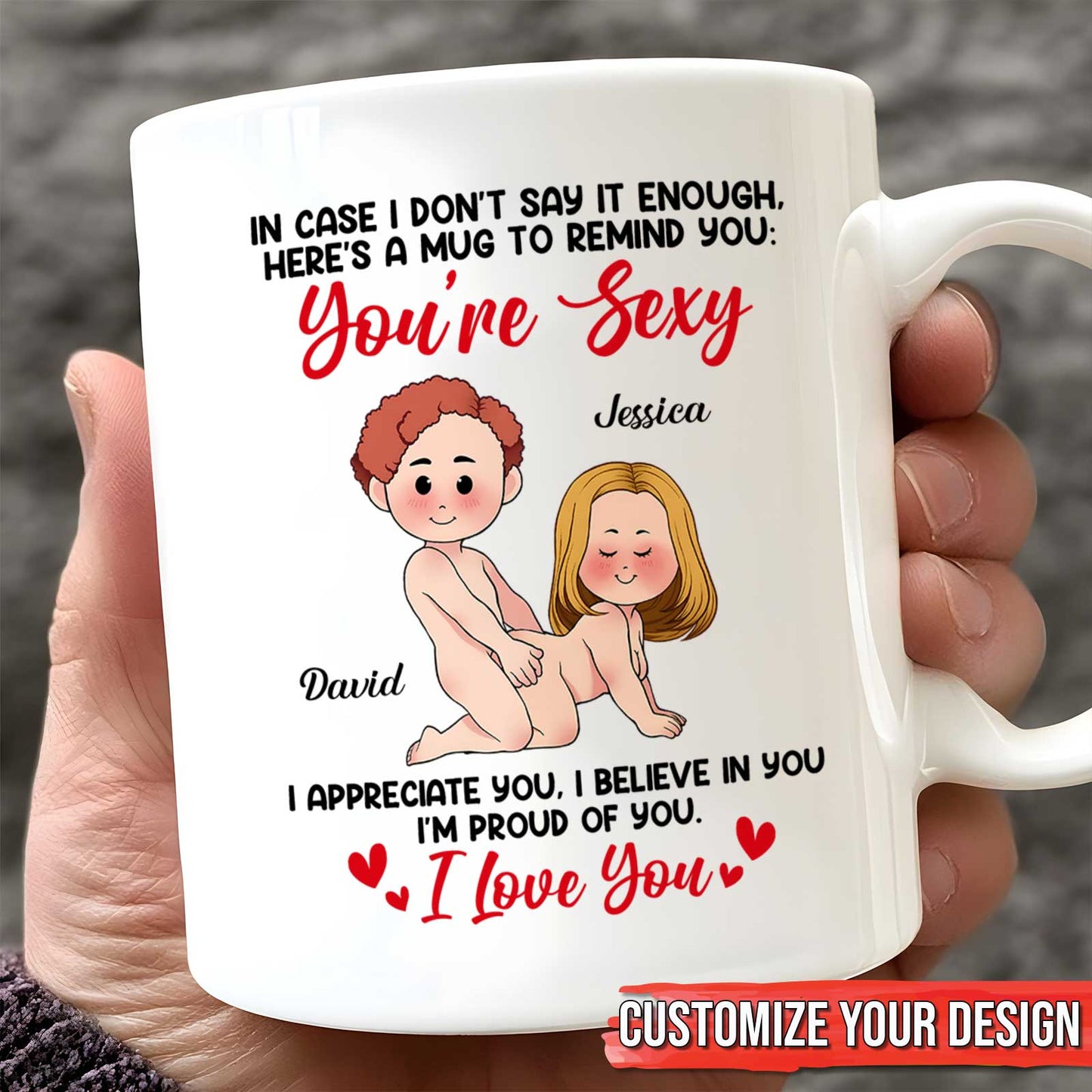 Couple - In Case I Don't Say It Enough - Personalized Mug