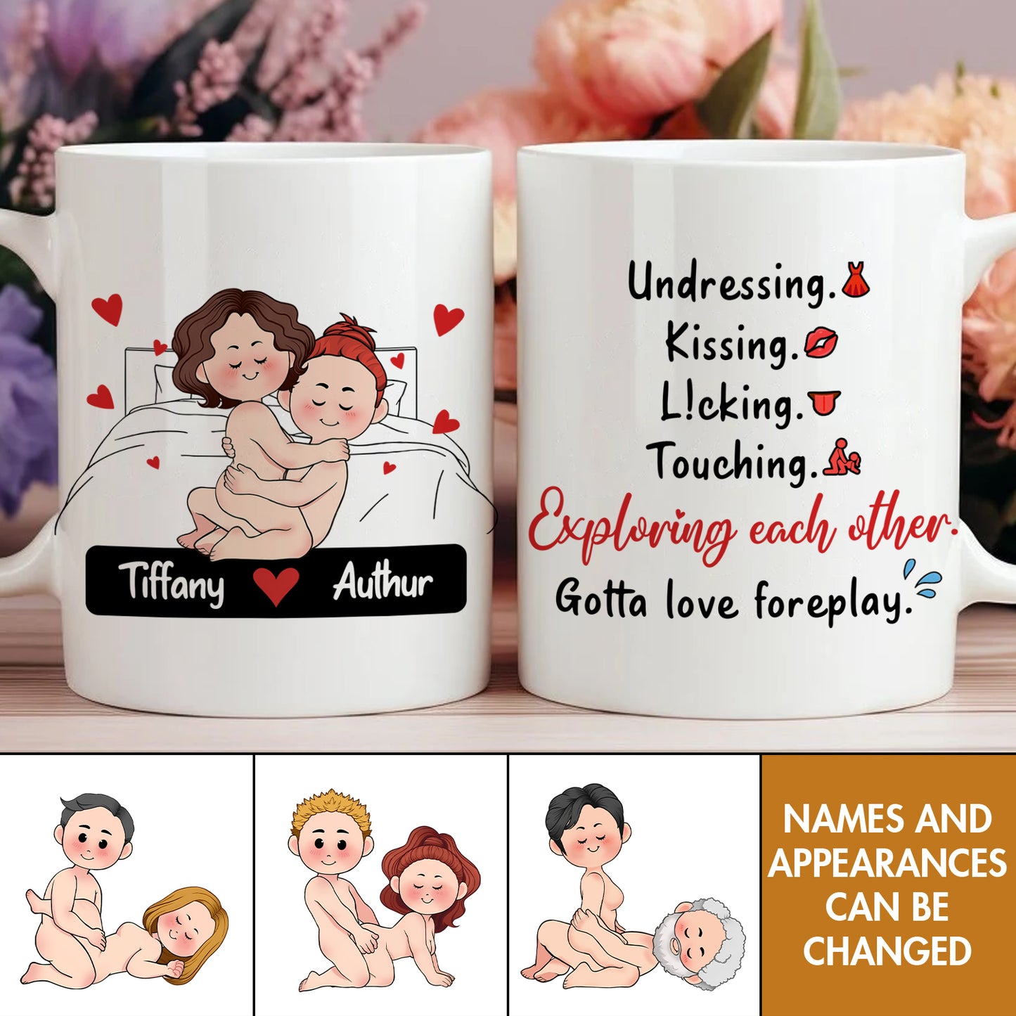 Couple - Exploring Each Other - Personalized Mug