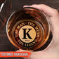 Father - The Man, The Myth, The Legend - Personalized Whisky Glass