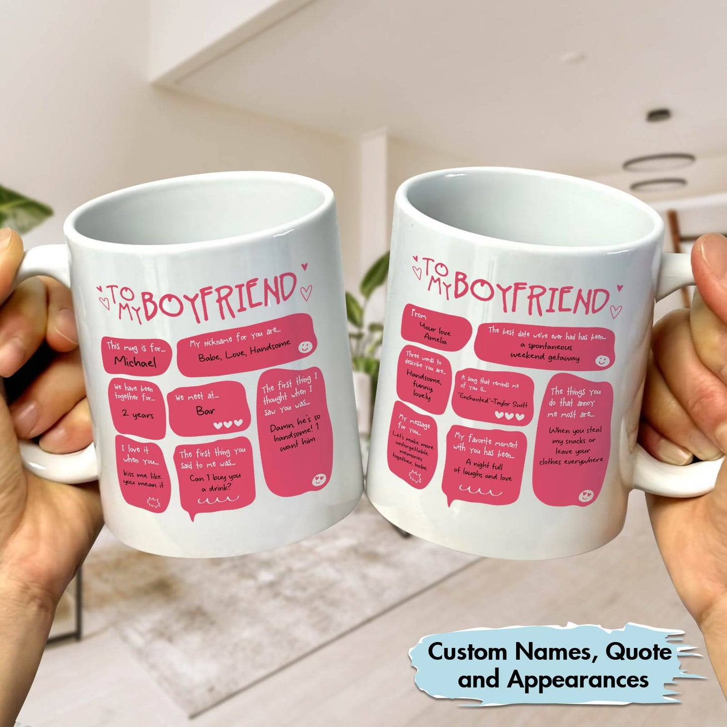 Couple - To My Boyfriend/ Girlfriend/ Wife/ Husband - Personalized Mug