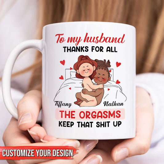 Couple -  The Orgasms - Personalized Mug