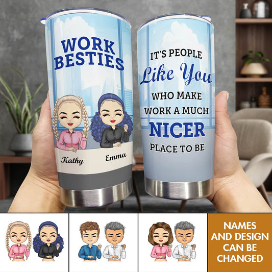 Co-Worker - Work Besties - Personalized Tumbler