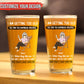 I Am Getting Too Old To Try To Impress People - Personalized Beer Glass