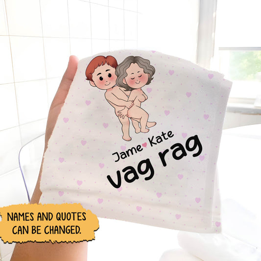 Couple - Vag Rag - Personalized Towel