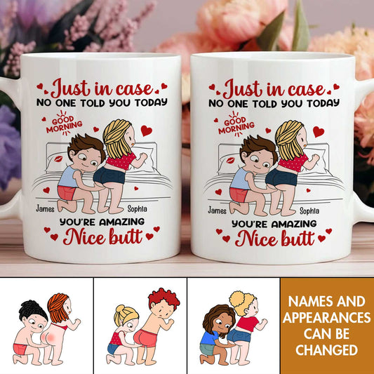 Couple - Just In Case No One Told You Today You Are Amazing - Personalized Mug