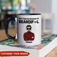 Funny - Don't Hate Me Because I'm BEARDIFUL - Personalized Accent Mug