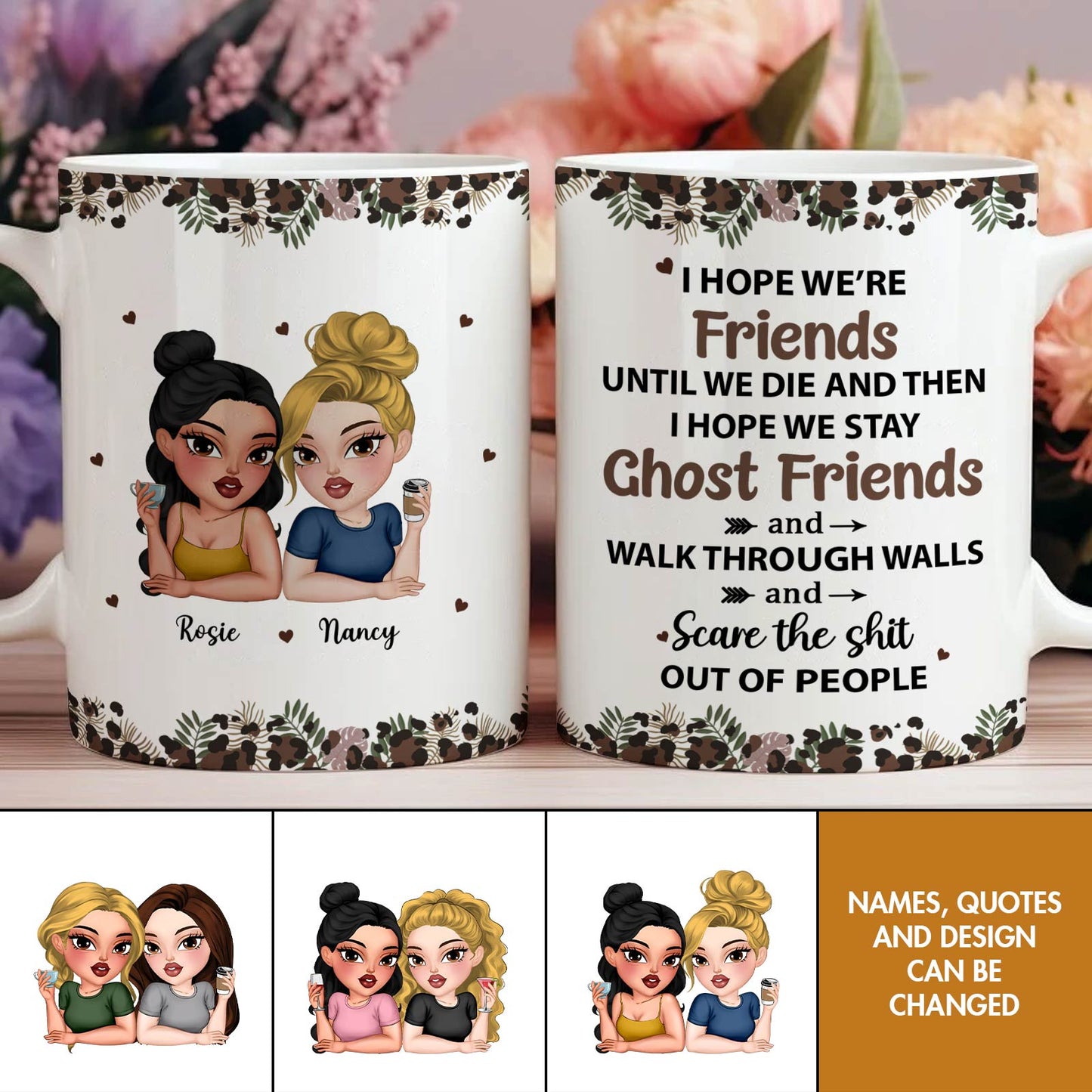 Bestie - We Are Friends Until We Die - Personalized Mug