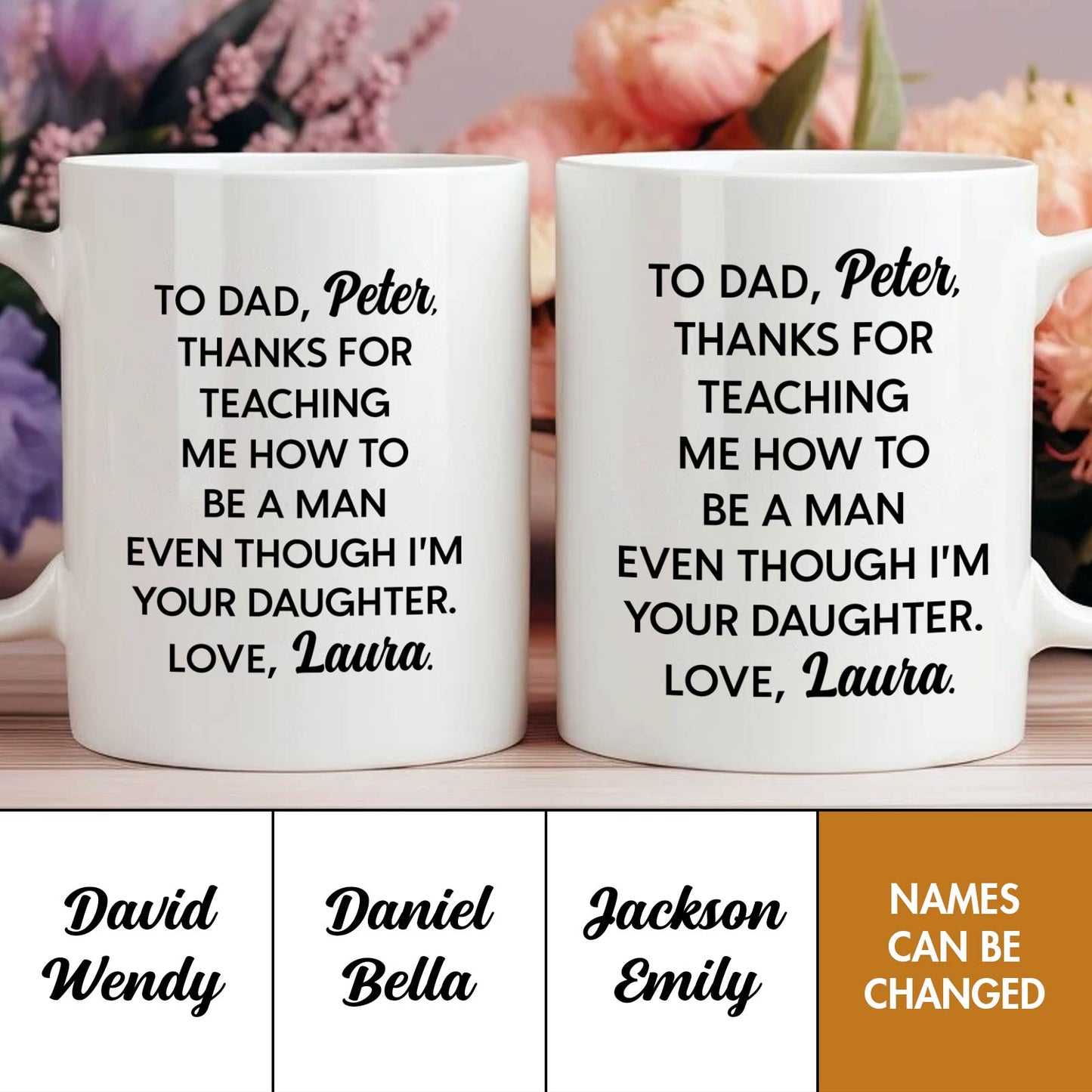 Family - Gift For Dad - Personalized Mug