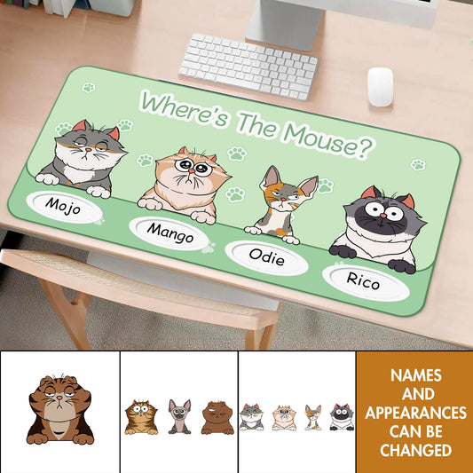 Pet Lover - Where's The Mouse? - Personalized Mouse Pad