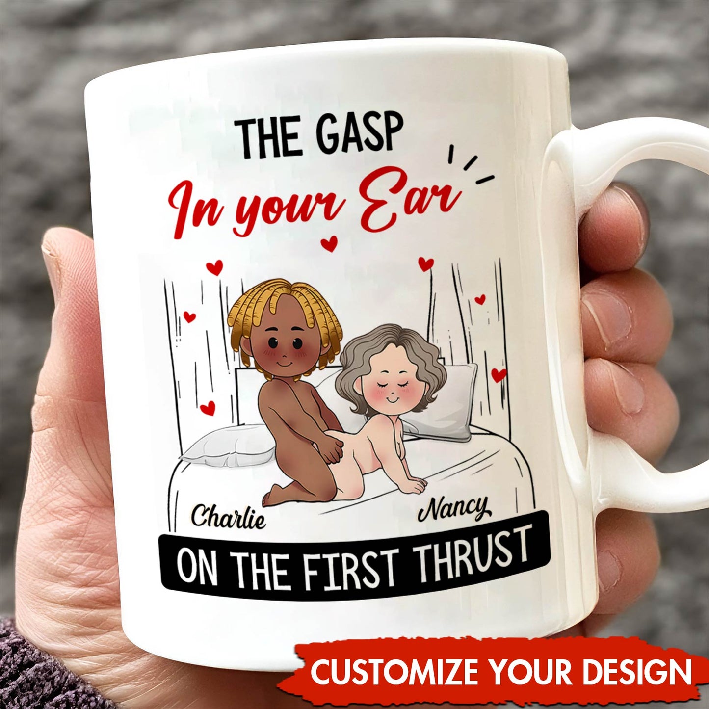 Couple - First Thrust - Personalized Mug