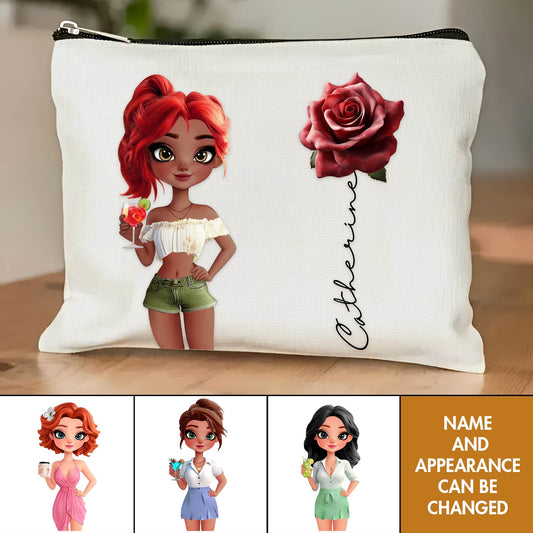 Besties - Beautifully You - Personalized Makeup Bag