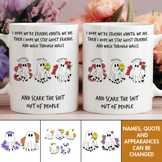 Family -  No One Will Ever Be As Entertained By Us As Us - Personalized Ghost Mug