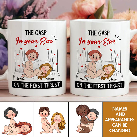 Couple - First Thrust - Personalized Mug