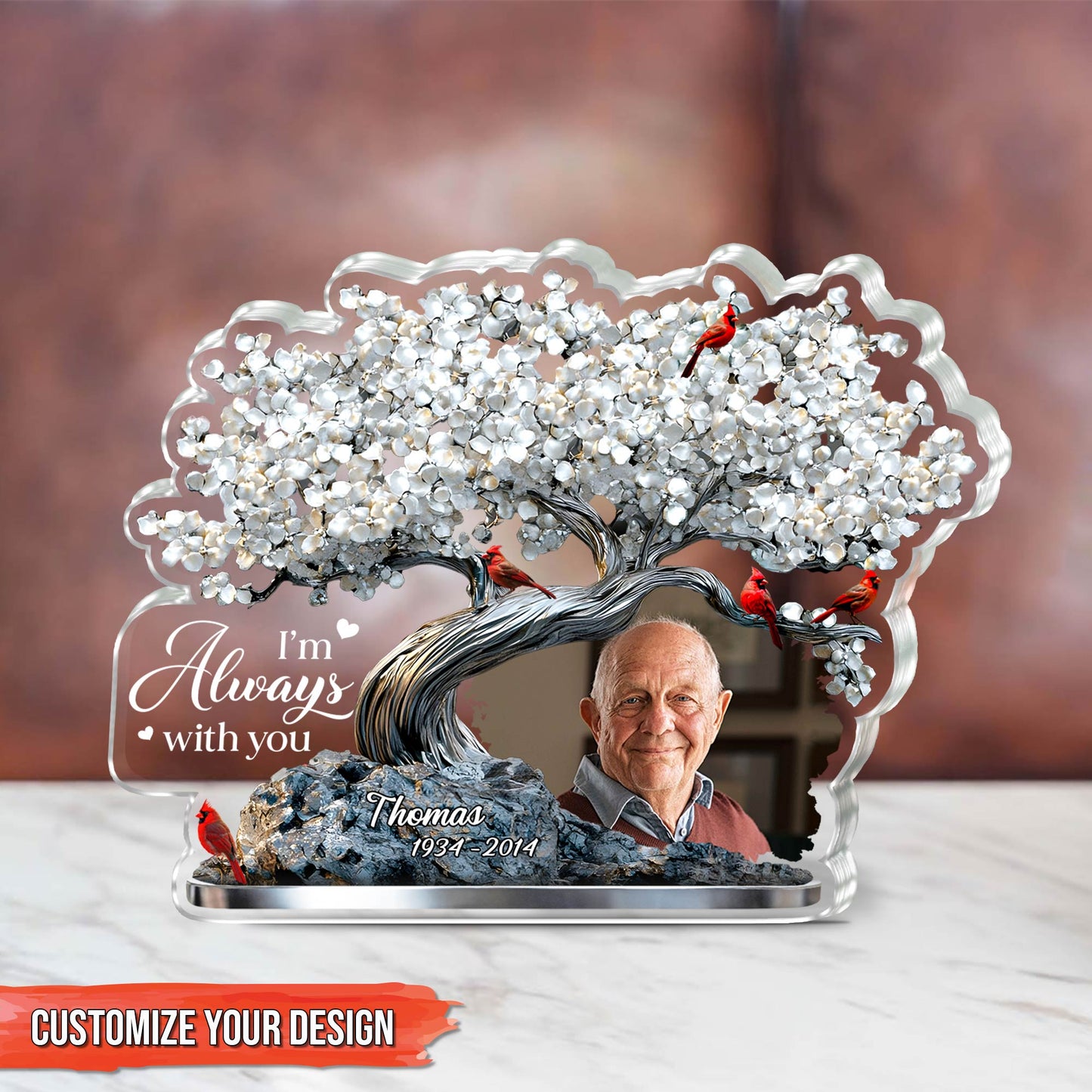 Family - I'm Always With You - Personalized Acrylic Photo Plaque