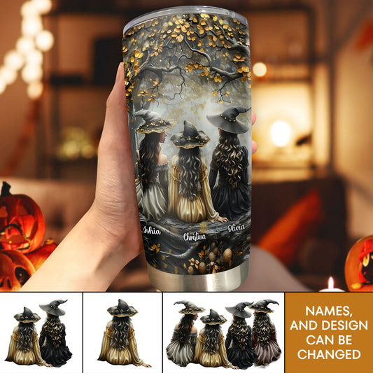 Besties - The Witches - Personalized Tumbler