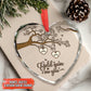 Family - Gold Gave Me You - Personalized Glass Ornament