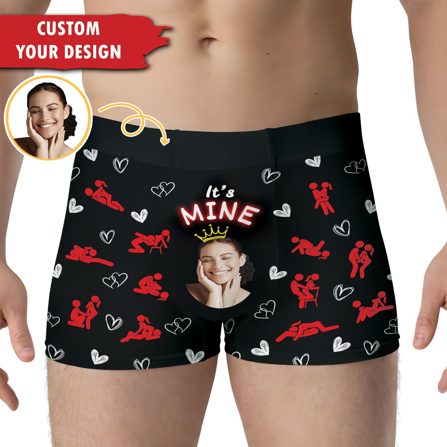 Couple - Personalized Face Underwear