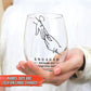 Couple - Engaged - Personalized Wine Glass