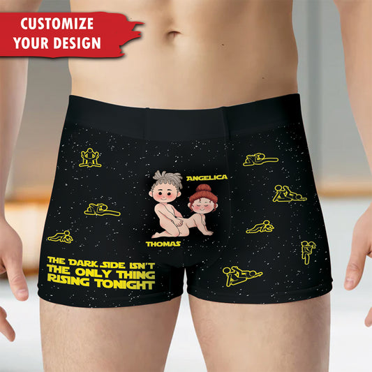 Couple - In This Galaxy, You’re The Only Force I Need - Personalized Boxer