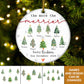 Family - The More The Merrier - Personalized Circle Ceramic Ornament