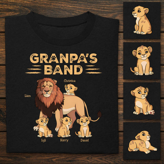 Family - The Lion Dad Band - Personalized Shirt