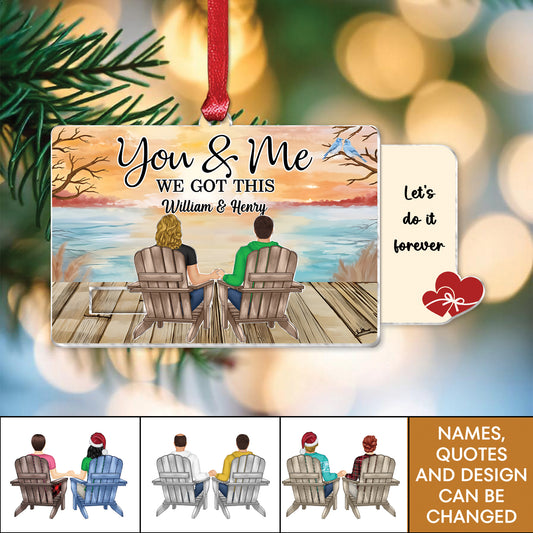 Couple - You & Me We Got This - Personalized Acrylic Slider Card