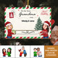 Family - To The Best Grandparents Ever - Personalized Wooden Slider Card Ornament